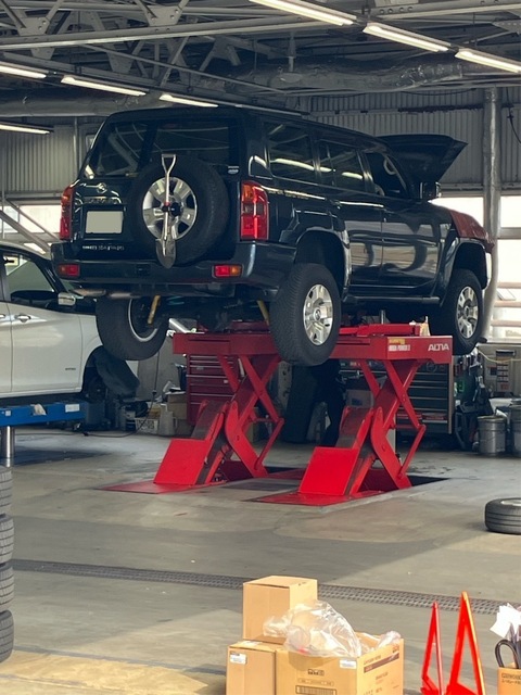 Y61サファリホーシングASSY Y61の強化ホーシング reinforced axle case for Y61: 拙宅の日産